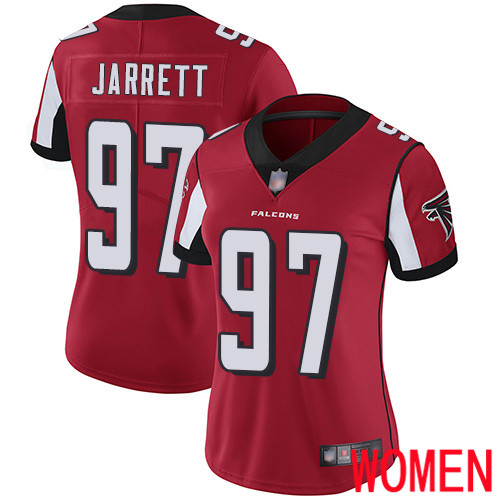 Atlanta Falcons Limited Red Women Grady Jarrett Home Jersey NFL Football #97 Vapor Untouchable